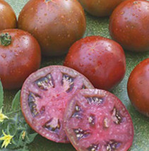 50 Seeds of Tomato BLACK PRINCE Heirloom Russian Patio Canning Slicing NonGMO US - £9.78 GBP
