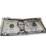 $5 More Rare STAR NOTE Circulated Five Dollars Bill Series 2017A - $232.38 MXN