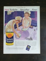 Vintage 1932 Sunbrite Cleanser Full Page Original Ad 424 - $6.92