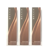 3x Becca Ultimate Coverage 24-hour Foundation *Clove 6W1* 1.0 Oz  each , In Box - $29.69