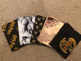 Harry Potter Fat Quarter Bundle Set of 5 Fat Quarters by STAX 100% Cotton &amp; NEW! - £21.78 GBP