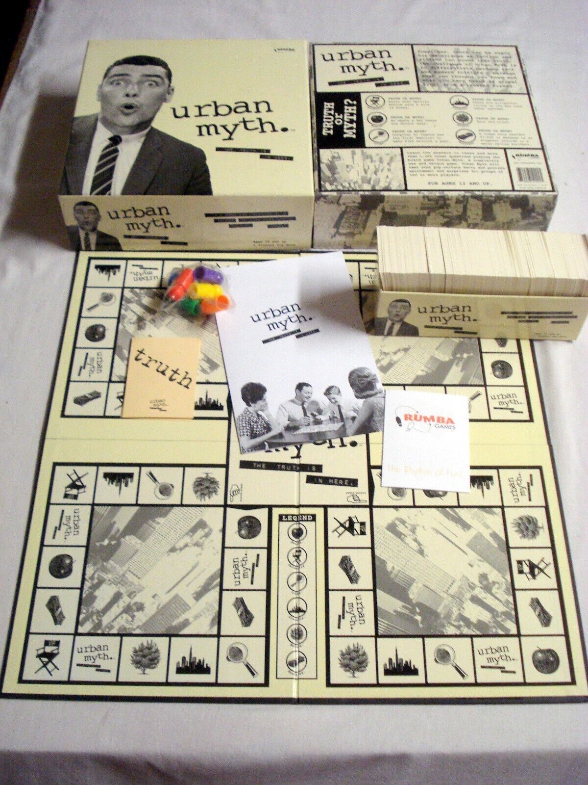 Urban Myth Game Complete 2002 Rumba Games Truth or Myth? Over 1,000 Ques... - $9.99