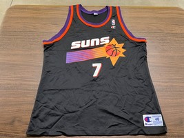 VTG Kevin Johnson Phoenix Suns Black Champion NBA Jersey - Sz. 48 - XL - NWOT - £78.62 GBP