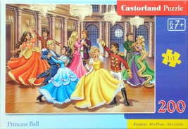 Castorland Princess Ball 200 pc Jigsaw Puzzle Princes Royal Family - £12.68 GBP