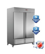 54&quot; Wide Commercial Freezer 49 Cubic Feet Upright Freezer with 6 Adjusta... - $3,313.83