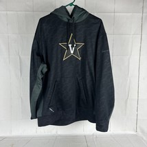 Nike Men&#39;s XXL Vanderbilt University Commodores Black Hoodie Nashville Therma - £33.17 GBP