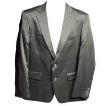 Haggar Clothing Sport Coat Dark Grey Sheen 44R 2 Button Dual Vents Tailo... - £28.37 GBP