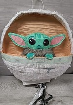 Star Wars Mandalorian Baby Yoda GROGU Pull String Piñata NEW UNUSED Birthday  - £19.57 GBP