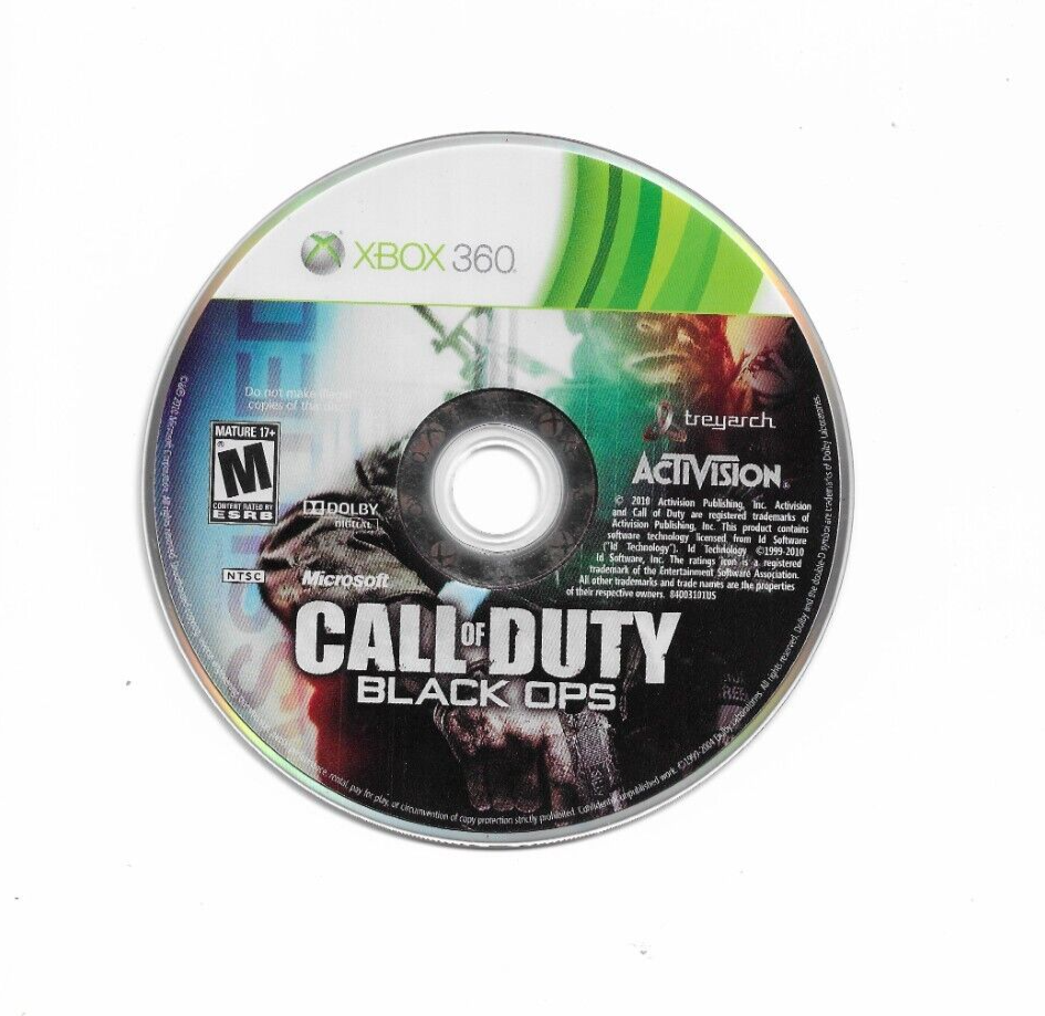 Call of Duty: Black Ops (Xbox 360, 2010) Disc in Generic Case. - $8.79