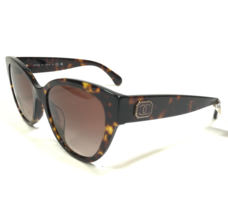 CHANEL Sunglasses 5477-A c.714/S5 Large Tortoise Cat Eye Frames Brown Lenses - £170.77 GBP