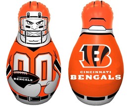 Fremont Die NFL Cincinnati Bengals Bop Bag Inflatable Tackle Buddy Punching Bag - £14.38 GBP