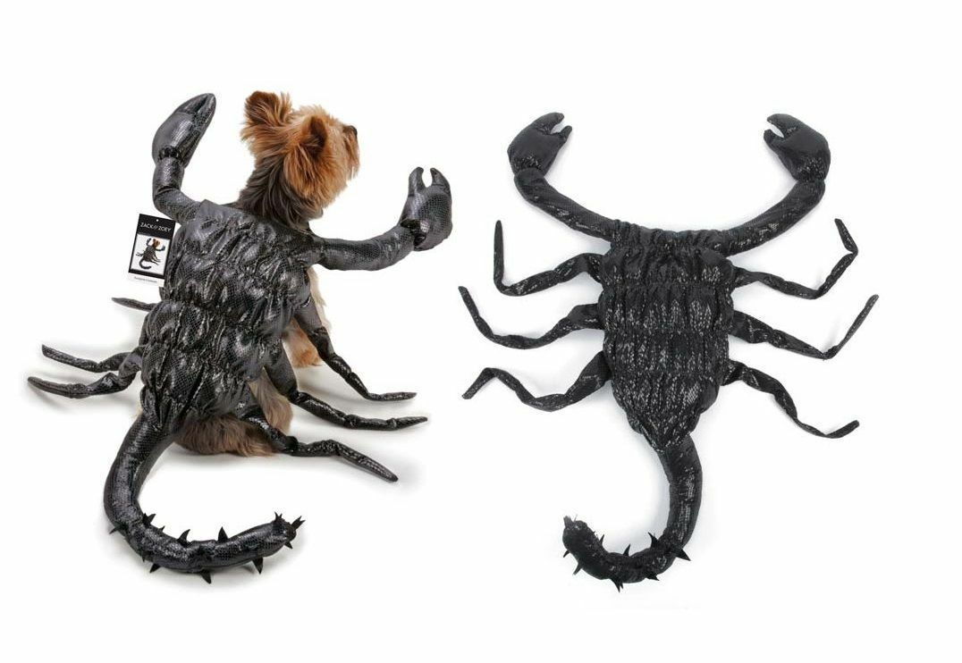 Black Scorpion Dog Costume High Quality Realistic Creepy Crawly Suit Size Small - £23.95 GBP