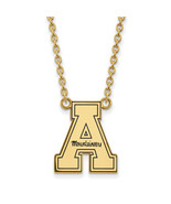 SS w/GP Appalachian State U Enamel Lg Pend w/Necklace - $159.68 CAD