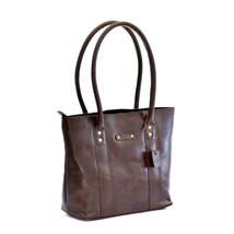 Style n Craft 392004 Ladies Tote Bag in Full Grain Dark Brown Leather - £75.50 GBP