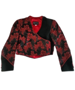 Show Season Custom Show Jacket Red Floral Leaves Pre-owned - $249.99