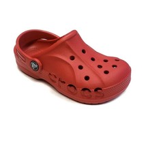 CROCS Baya Clog K Lightweight Slip On Clogs Little Kids Size 7 Shoes Pepper Red - £21.33 GBP