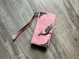 Victorian Mermaid Zipper leather wallet phone case for iPhone / Galaxy MN2954 - $29.00