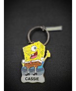 Sponge Bob Square Pants Key Chain CASSIE Universal Studios Metal Okey Do... - $17.99