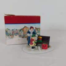 Lemax Porcelain Feeding Birds Village Collection Accessories 1995 Figurine FLAW - £11.42 GBP