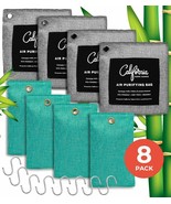 CALIFORNIA HOME GOODS THE COMPLETE 8 PACK  BAMBOO CHARCOAL AIR PURIFYING... - £13.30 GBP