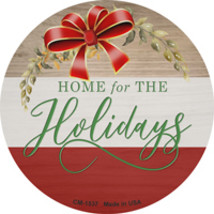 Home For The Holidays Novelty Circle Coaster Set of 4 - £15.99 GBP