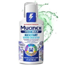 Mucinex Fast-Max Severe Cold &amp; Flu Medicine with Guaifenesin &amp; Dextromet... - $260.35 MXN