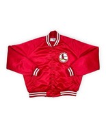 Vintage St Louis Cardinals Jacket 80s 90s Chalk Line Satin Bomber MLB si... - $116.25 CAD