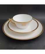 Kassandra Antique Tea Cup, Saucer &amp; Underplate (Haviland FR) c.1900  OBO - $69.10 CAD