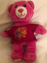 Build A Bear Pink Bear Plush DollHeart Star Spin Master 7” Stuffed Animal - $5.93