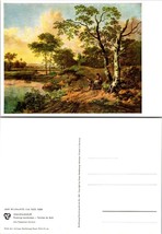 Germany Munich Jan Wijnants Evening Landscape VTG Postcard - £7.42 GBP