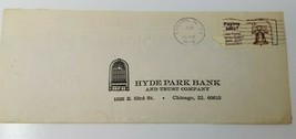 Hyde Park Bank and Trust Company Chicago Return Envelope 1976 - £10.96 GBP