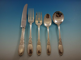 Old Mirror by Towle Sterling Silver Flatware Set For 8 Service 41 Pieces - £1,942.33 GBP