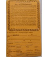 Vintage Land And Sky Water Mattress Warranty  - $1.99