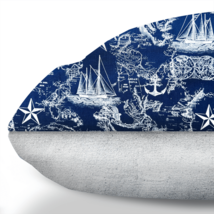 Carta Marina Navy Vintage Nautical Toile Duvet-style Dog Bed - £34.60 GBP+