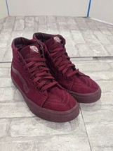 Vans Sk8 Hi 721499 Maroon Casual Shoes Sneaker Size Mens 8 Womens 9.5 - $41.05 CAD