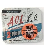 Vintage AOL CD Sealed Tin - 2 Months Free Offer - AOL 8.0 Come Back Now ... - $25.00