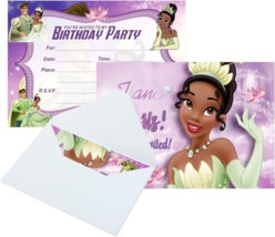 16pcs Princess and the Frog Birthday Invitation Cards - $5.99