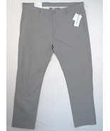 Calvin Klein Slim Fit Gray 100% Cotton Flat Front Casual Pants Mens 38 X... - £62.31 GBP