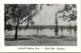 Chandler&#39;s Camp and Motel Creston Louisiana LA B&amp;W Chrome Postcard E11 - £8.68 GBP