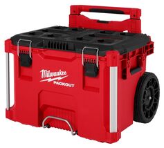 Milwaukee PACKOUT 22 in. Rolling Low Profile Handle Tool Box Black/Red - $189.95