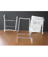 Set of Three (3) Adjustable Acrylic/Metal Display Stands/Holders - Made ... - €8,74 EUR
