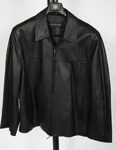 WCL Mens Suede Inlay Cafe Race Leather Jacket sz XL North Beach - £188.93 GBP