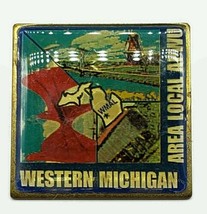 Western Michigan APWU American Postal Workers Union Hat Pin USA Made - $17.60