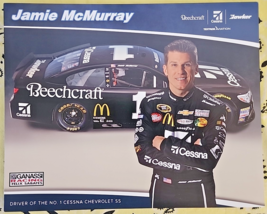 Jamie McMurray # 1 Ganassi Racing Cessna NASCAR Racing 8&quot; x 10&quot; Post Her... - $8.90