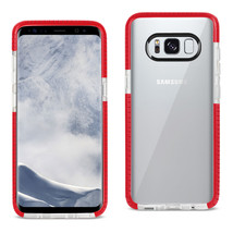 [Pack Of 2] Reiko Samsung Galaxy S8/ Sm Soft Transparent Tpu Case In Clear Red - £16.15 GBP