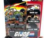 Jada Nano Hollywood Rides GI Joe Snow Cat V.A.M.P MK-II H.I.S.S. Tank MOC - £7.92 GBP