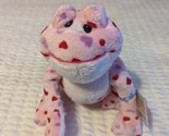 Ganz Webkinz Love Frog Pink Purple Hearts Plush Animal HM144 Sealed With... - £15.77 GBP