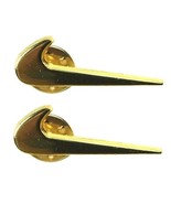 METALLIC GOLD LOGO SWOOSH CHECK MARK LAPEL PIN SET 2 PIECES PACK SNEAKER... - €10,68 EUR