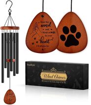 Dog Memorial Wind Chime - 25.5-Inch Remembrance Gift for Grieving Pet Ow... - $42.52