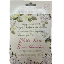 NEW White Rose Fragrance Sachet, A 2pk 30g—SHIPS IN 24 HRS! - $16.71
